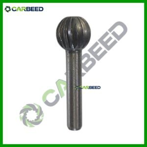 فريزة حـديـد قطر 12 مم اكس 6 مللى مدورة - HSS Ball Rotary Burr 12mm x 6mm