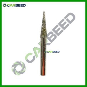 فريزه الماظ 6 / 6 مسلوبه لوكس - LUX Tapered Diamond Rotary File 6mm Head x 6mm Shank