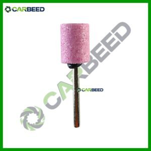 حجر تجليخ ميني كرافت أحمر اكس 3 مم قطر 12 مم – اسطواني- Mini Craft Red Grinding Stone 3mm Shank Cylindrical type
