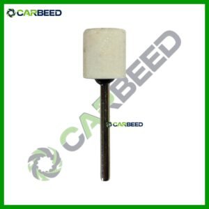 حجر تجليخ ميني كرافت ابيض اكس 3 مم قطر 12 مم – اسطواني- Mini Craft White Grinding Stone 3mm Shank Cylindrical type
